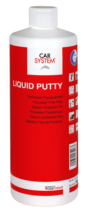 CAR SYSTEM TEKUTÝ TMEL (LIQUID PUTTY) S TUŽIDLOM 1kg 143496